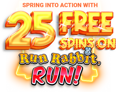 Tigergaming 25 Free Spins on Run Rabbit, Run